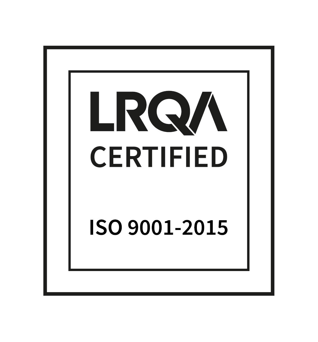 LRQA ISO 9001-2015 Certificate